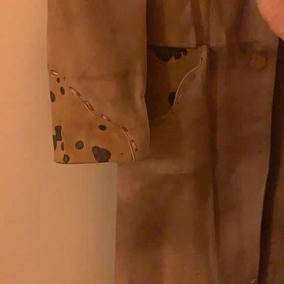 Leather coat size large - Picture 9 of 11